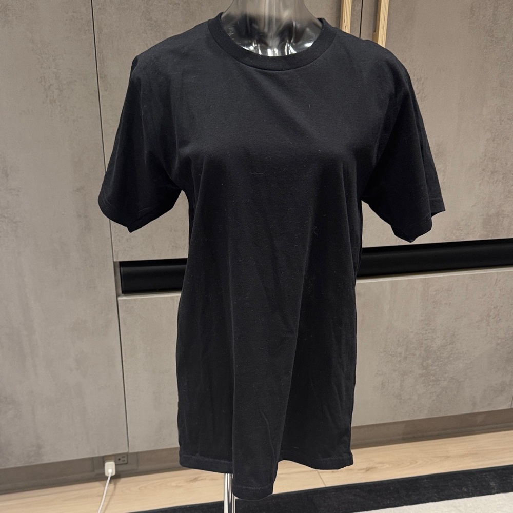 American Apparel Black Short Sleeve Tee